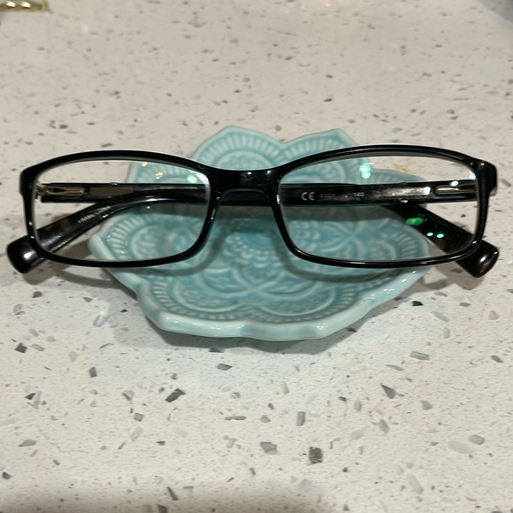 Michael Kors glasses~ frames, possibly 1.0 readers, preowned blk torti - Picture 1 of 12